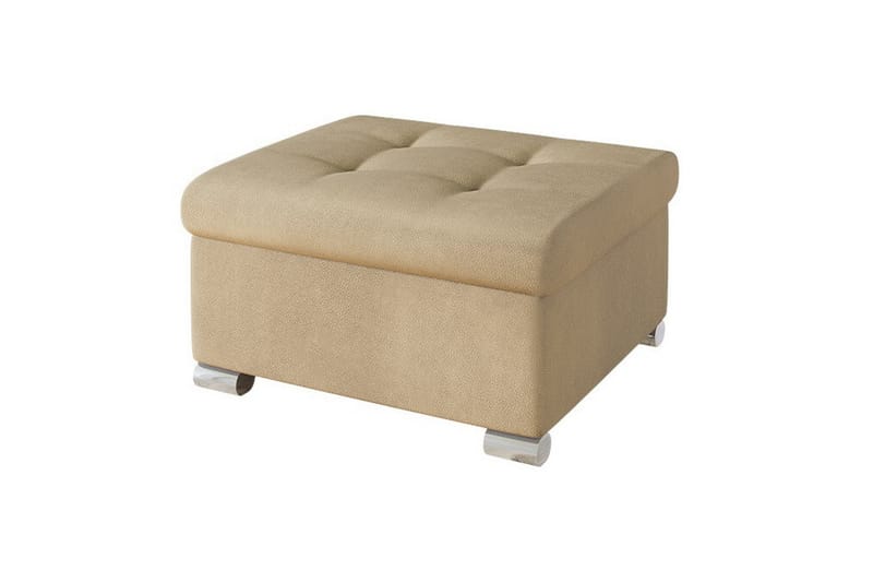 Trefor Fotpall 68 cm - Beige - Møbler - Stoler & lenestoler - Krakk - Fotskammel