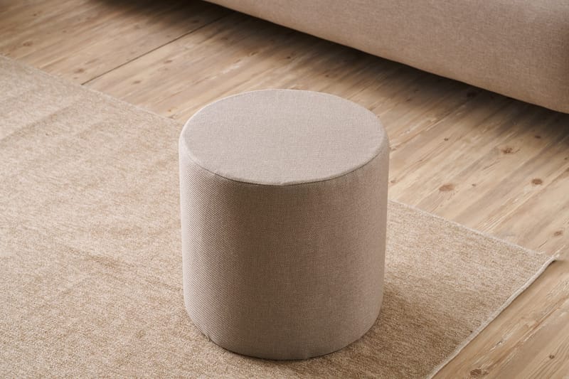 Glendon Sittepuff 40 cm - Beige - Møbler - Stoler & lenestoler - Krakk - Puff