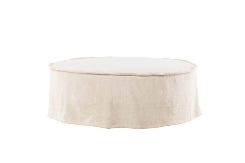 Lindö Puff 101 cm Rund - Beige - Møbler - Stoler & lenestoler - Krakk - Puff