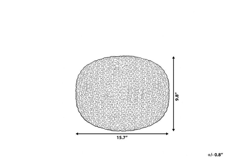 Conrad Puff 40 cm - Blå - Møbler - Stoler & lenestoler - Krakk - Puff