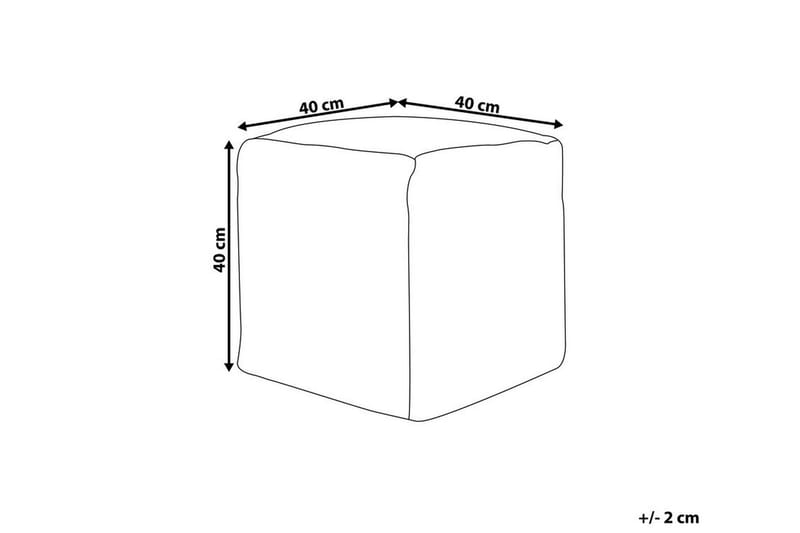 HIRRI Sittepute 40 cm - Oransje - Møbler - Stoler & lenestoler - Krakk - Puff