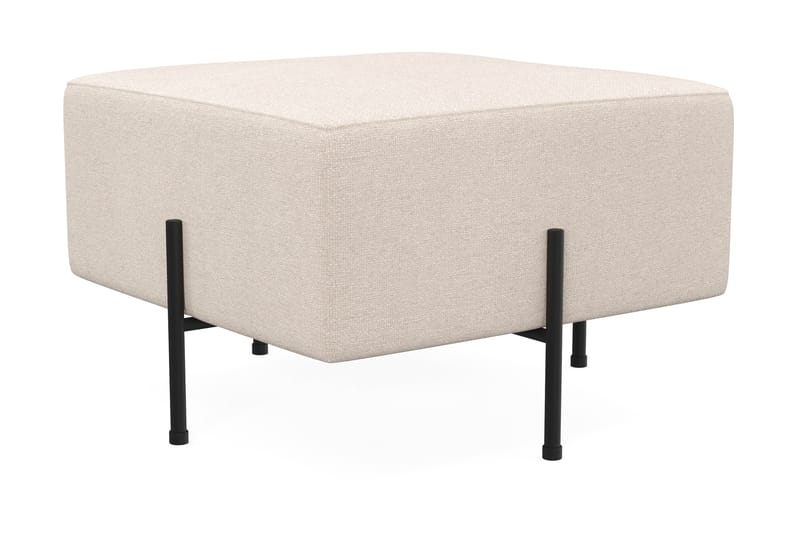 Menard Compact Sittepuff 60 cm Kvadratisk - Beige - Møbler - Stoler & lenestoler - Krakk - Puff