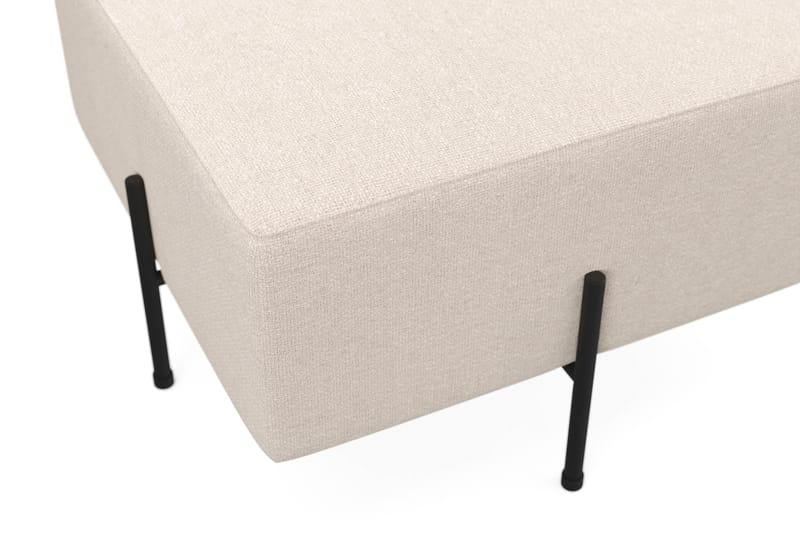 Menard Compact Sittepuff 60 cm Kvadratisk - Beige - Møbler - Stoler & lenestoler - Krakk - Puff