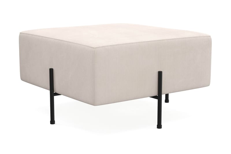 Menard Compact Sittepuff 70 cm Kvadratisk - Beige - Møbler - Stoler & lenestoler - Krakk - Puff