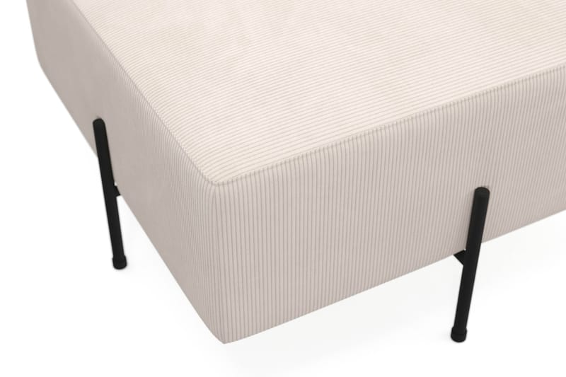 Menard Compact Sittepuff 70 cm Kvadratisk - Beige - Møbler - Stoler & lenestoler - Krakk - Puff