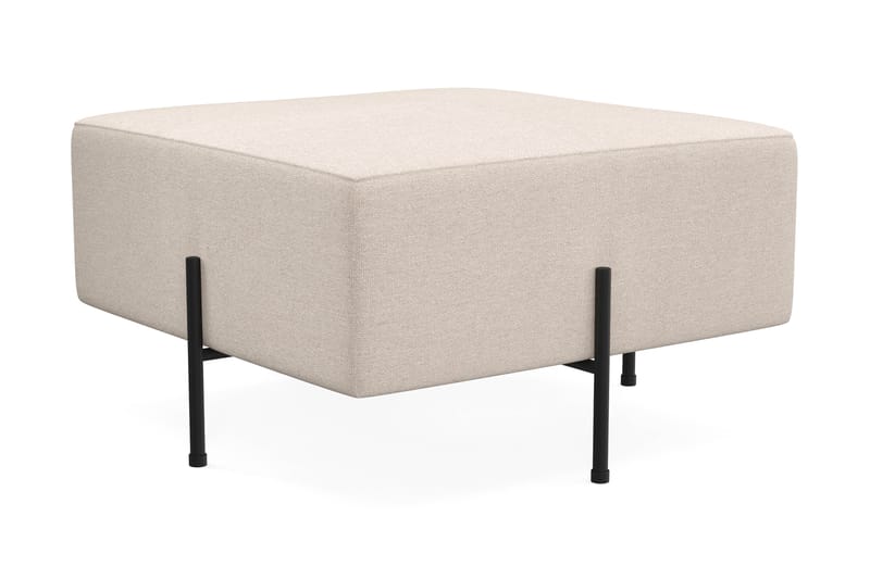 Menard Compact Sittepuff 70 cm Kvadratisk - Beige - Møbler - Stoler & lenestoler - Krakk - Puff