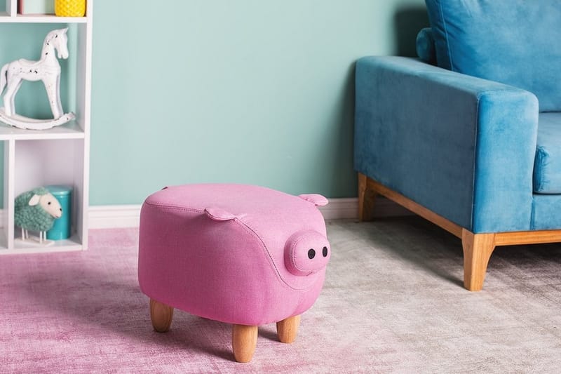 Piggy Sittepuff 50 cm - Rosa - Møbler - Stoler & lenestoler - Krakk - Puff