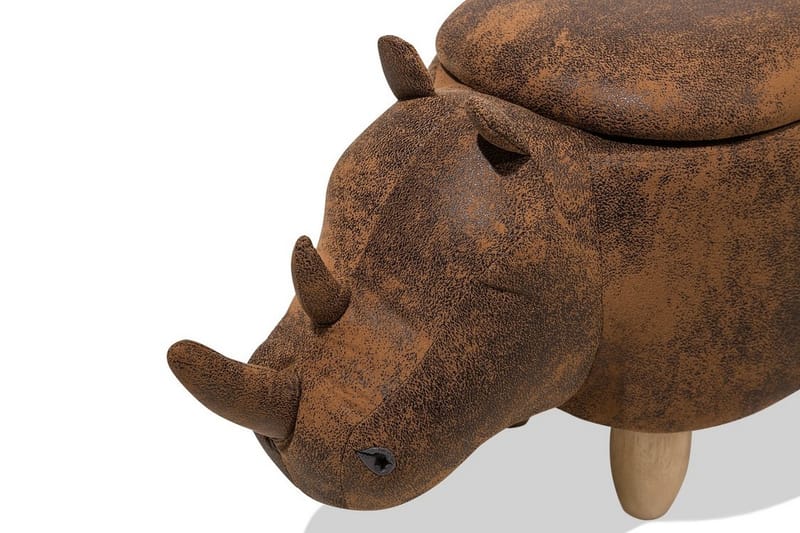 Rhino Puff 60 cm - Brun - Møbler - Stoler & lenestoler - Krakk - Puff