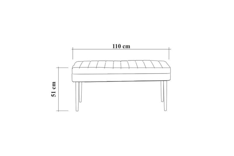 Valsot Sittekrakk 90 cm - Valnøtt - Møbler - Stoler & lenestoler - Krakk