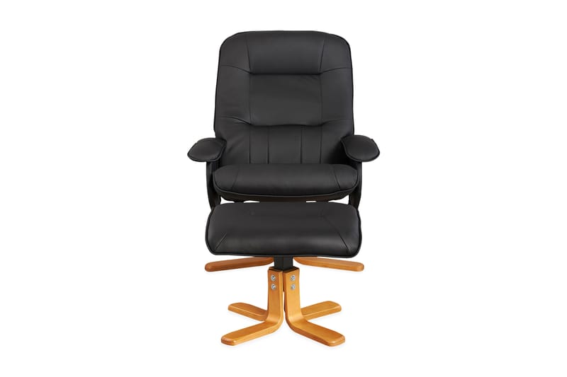 Arpino Lenstol Recliner Kunstlær - Svart - Recliner & kinostol