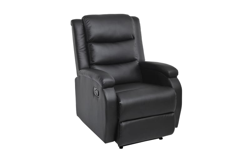 Bengt Recliner med Ottoman Svart - Møbler - Stoler & lenestoler - Lenestoler - Recliner & kinostol