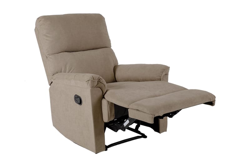 Lenestol GUSTAV 84x92x104cm mørk beige - Møbler - Stoler & lenestoler - Lenestoler - Recliner & kinostol