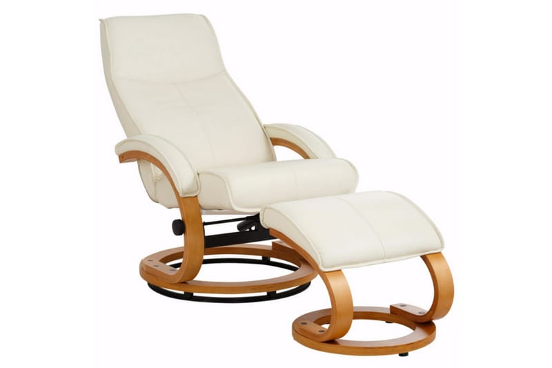 Pasha Reclinerlenestol Lær - Beige - Møbler - Stoler & lenestoler - Lenestoler - Recliner & kinostol