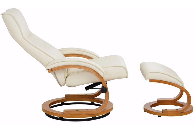 Pasha Reclinerlenestol Lær - Beige - Møbler - Stoler & lenestoler - Lenestoler - Recliner & kinostol