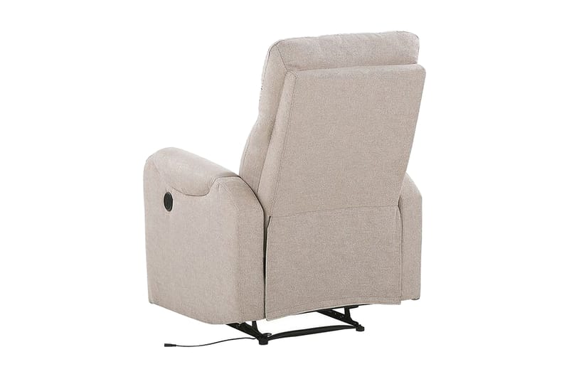 Rautela Lenestol LED-belysning + USB-port - Beige - Møbler - Stoler & lenestoler - Lenestoler - Recliner & kinostol