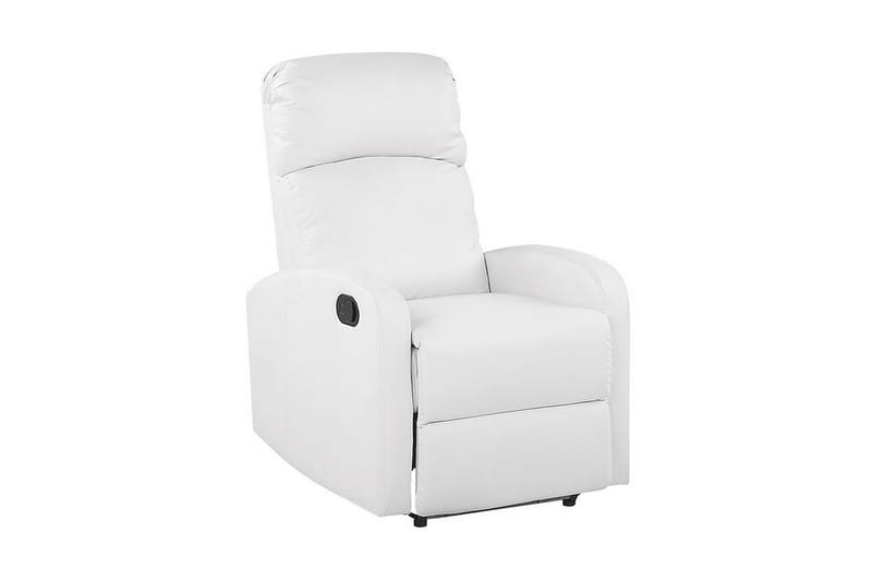 Virrat Lenestol LED-belysning + USB-port - Hvit - Møbler - Stoler & lenestoler - Lenestoler - Recliner & kinostol