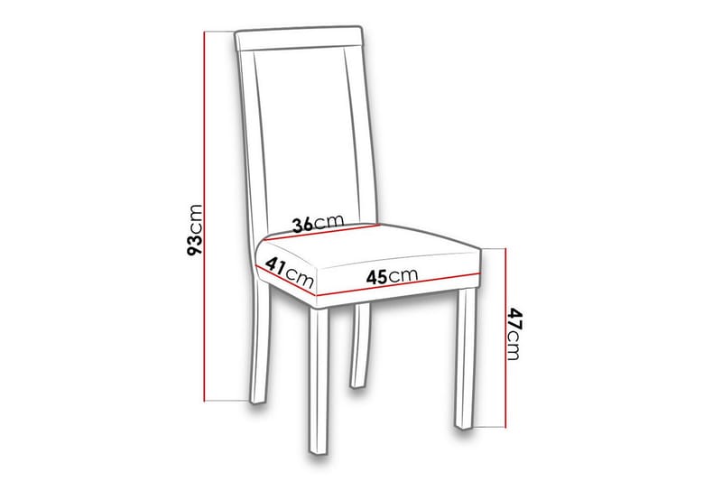 Rowden Spisestol - Brun - Møbler - Stoler & lenestoler - Spisestuestoler & kjøkkenstoler