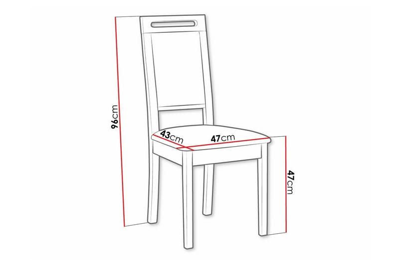 Rowden Spisestol - Brun - Møbler - Stoler & lenestoler - Spisestuestoler & kjøkkenstoler