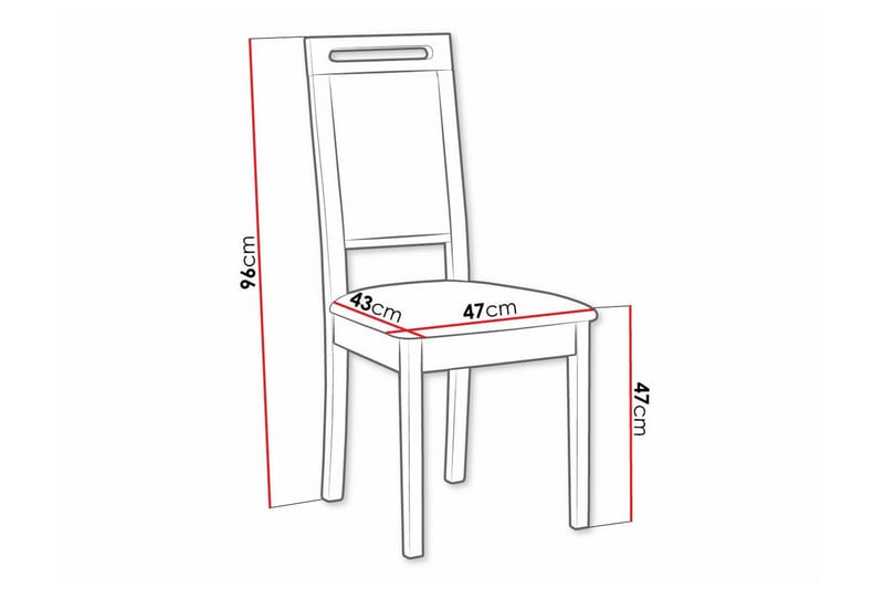 Rowden Spisestol - Brun - Møbler - Stoler & lenestoler - Spisestuestoler & kjøkkenstoler