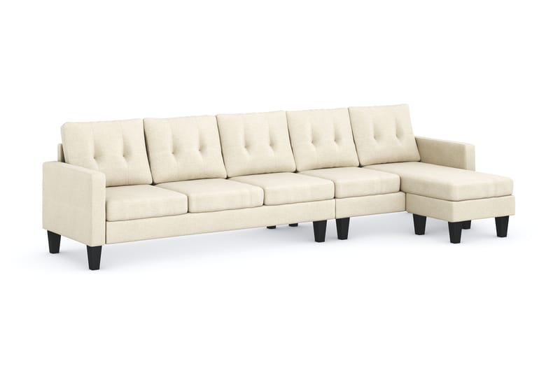 Vislanda 5-seters Sofa - Beige - Møbler - Sofaer