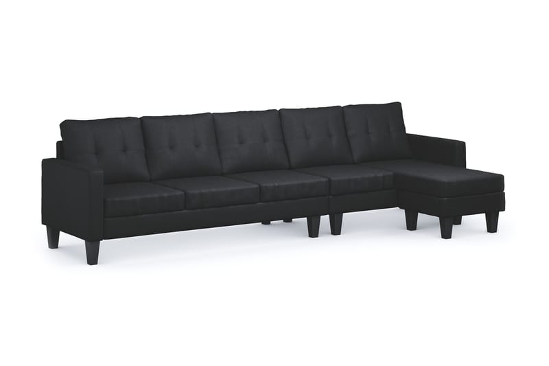 Vislanda 5-seters Sofa - Svart - Møbler - Sofaer