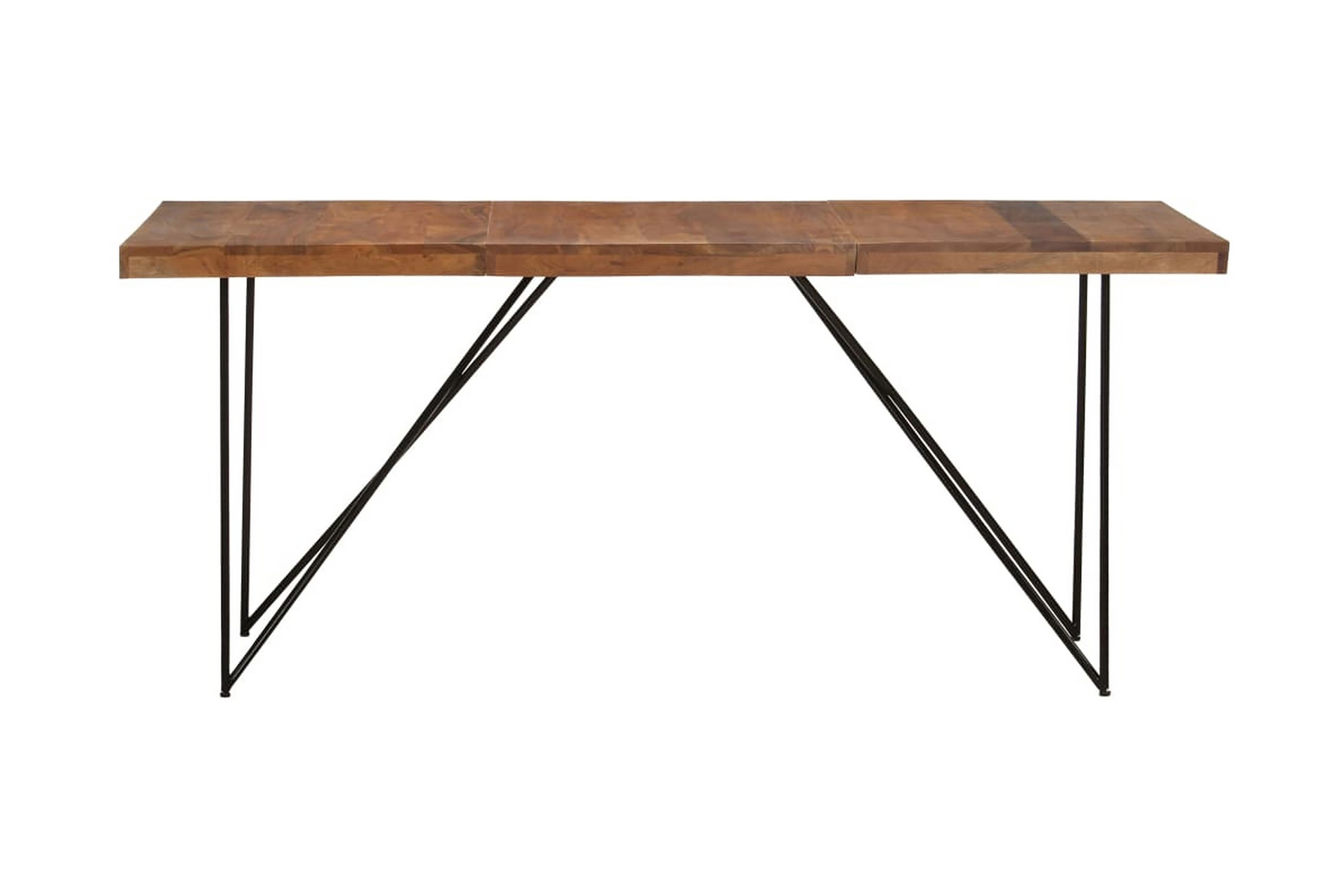 Spisebord 180x90x76 cm heltre akasie - Brun