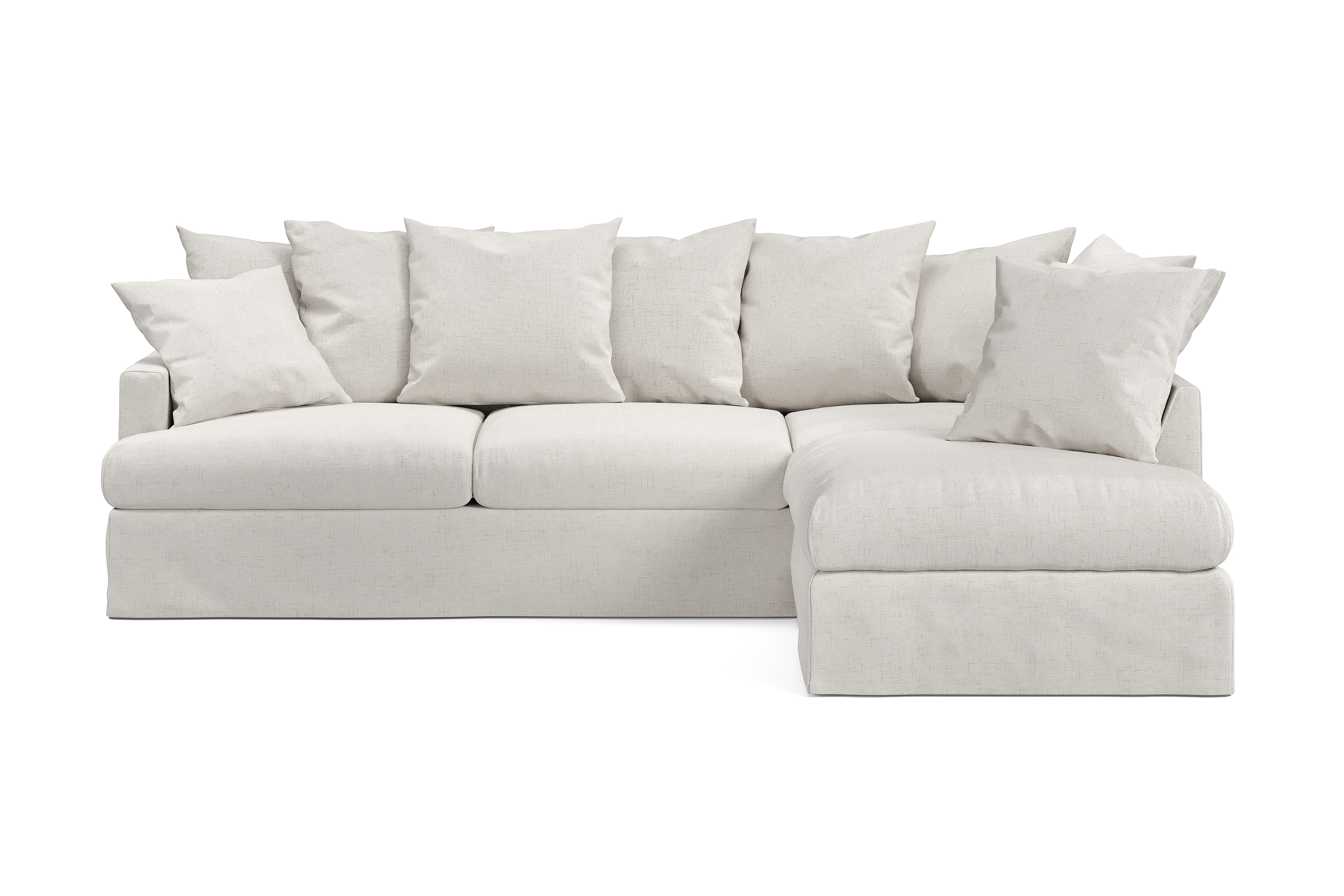 Menard Sofa med Sjeselong Høyre - Beige