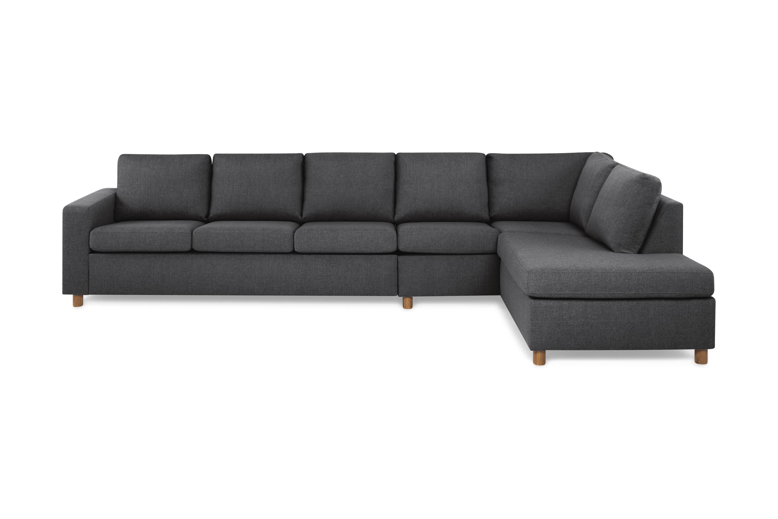 Scandinavian Choice Crazy 4-seters Sofa med Sjeselong Høyre - Mørkegrå