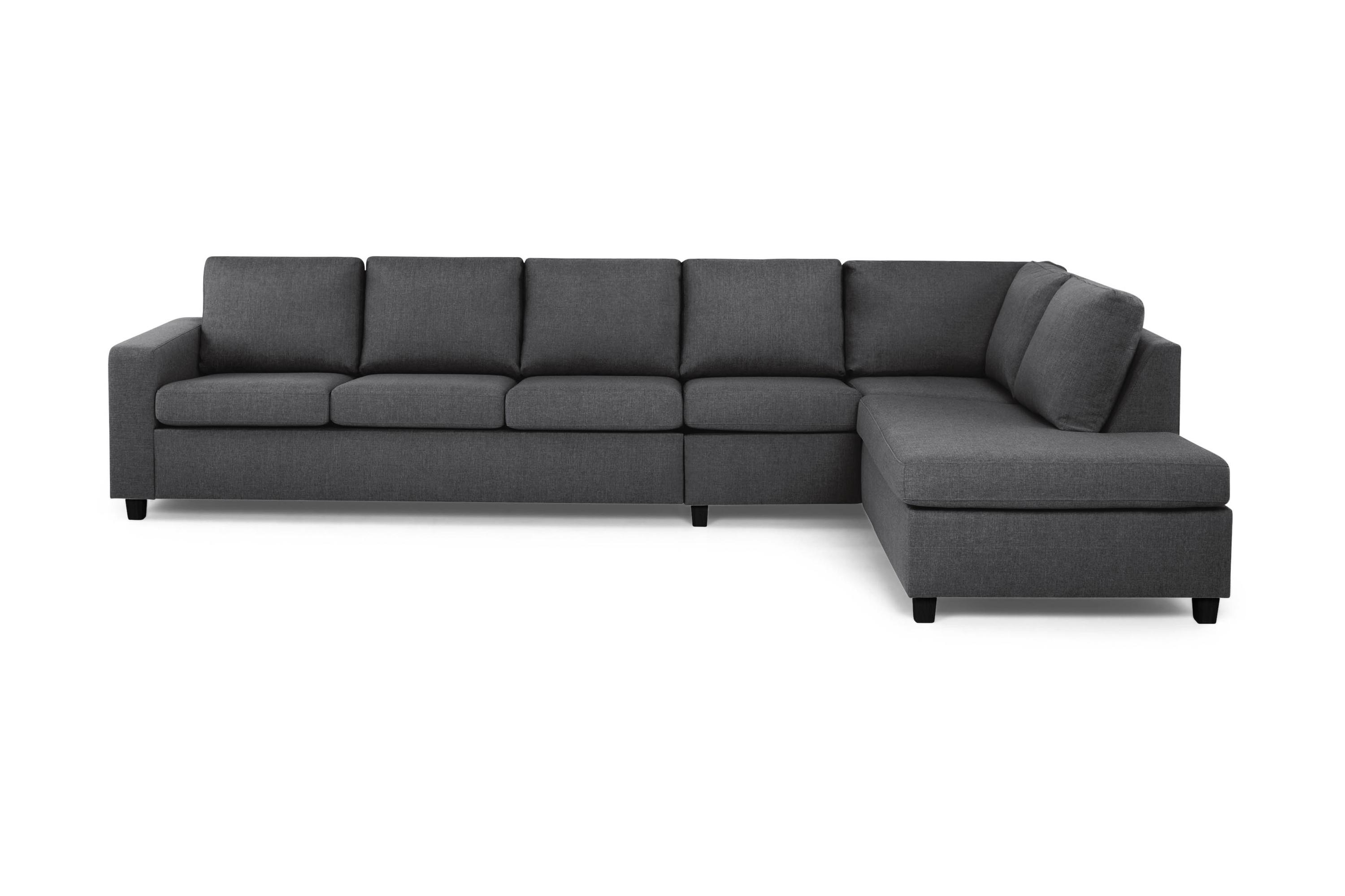 Scandinavian Choice Crazy 4-seters Sofa med Sjeselong Høyre - Mørkegrå