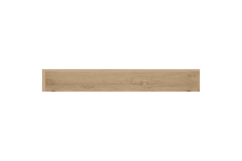 beBasic Vegghyller 2 stk 110x15x6 cm heltre teak - Brun - Oppbevaring - Hyller - Vegghylle