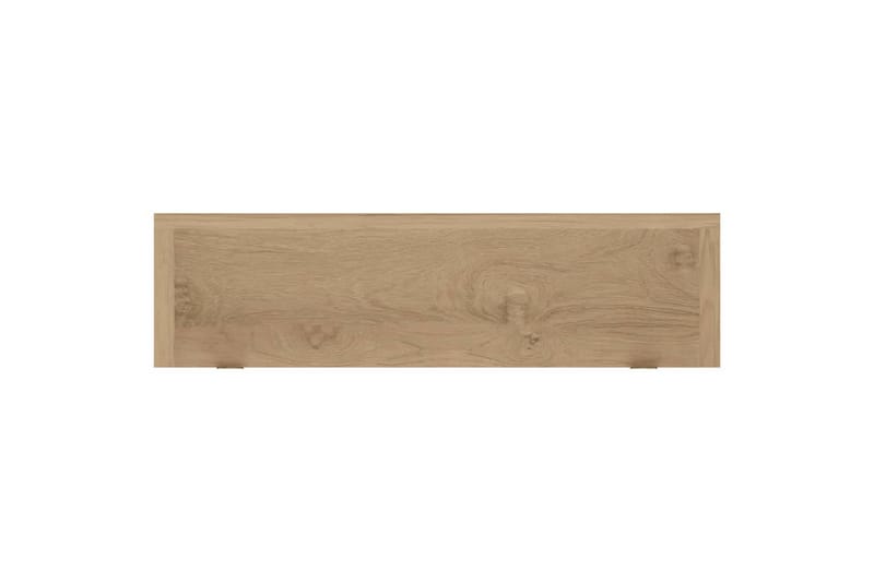 beBasic Vegghyller 2 stk 60x15x6 cm heltre teak - Brun - Oppbevaring - Hyller - Vegghylle