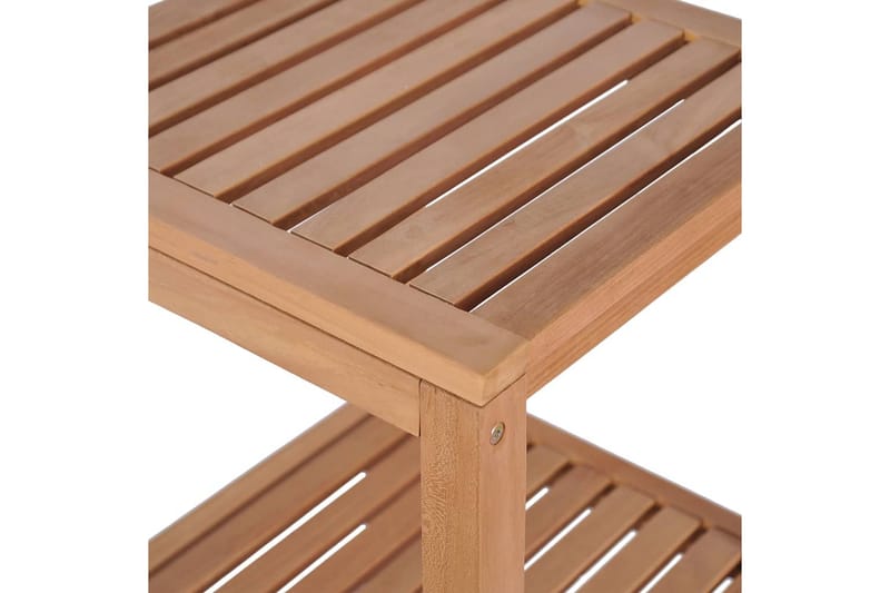 Baderomshylle 4 etasjer heltre teak 42x42x165 cm - Oppbevaring - Hyller - Bokhylle