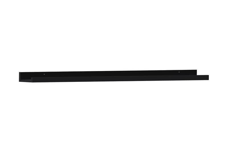 Black Shelf Bildehylle MDF 110 cm - Svart - Oppbevaring - Hyller - Bokhylle - Boklist