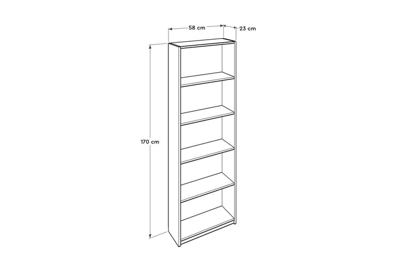 Bookshelf Hvit - Oppbevaring - Hyller - Bokhylle