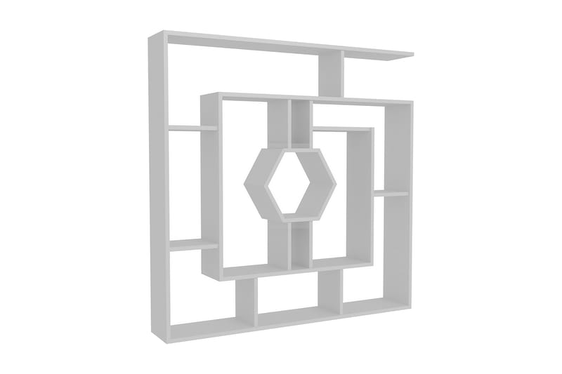 Hejde Bokhylle 134 cm - Hvit - Oppbevaring - Hyller - Bokhylle
