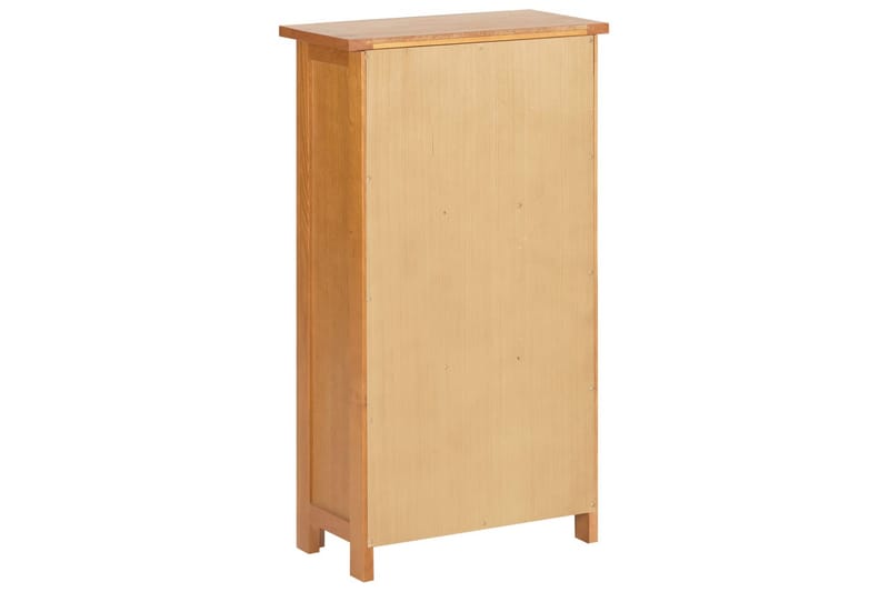 Smal bokhylle 45x22,5x82 cm heltre eik & MDF - Oppbevaring - Hyller - Bokhylle