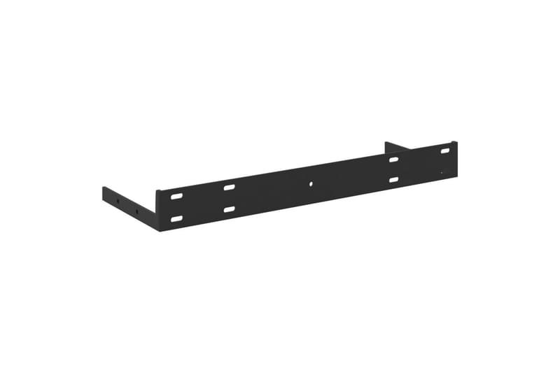 Flytende vegghyller 4 stk eik og hvit 40x23,5x3,8 cm MDF - Hvit - Oppbevaring - Hyller - Vegghylle