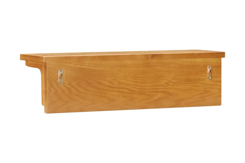 Knaggrekke 60x16x16 cm heltre eik - Oppbevaring - Hyller - Hattehylle