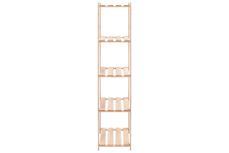 Oppbevaringshylle 5 etasjer 80x38x170 cm heltre furu 250 kg - Beige - Oppbevaring - Hyller - Oppbevaringshylle - Lagerhylle