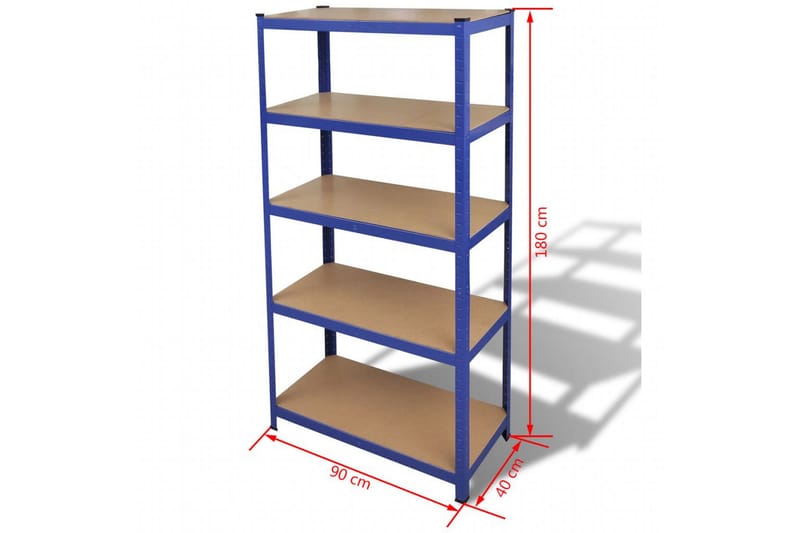 Oppbevaringshylle (blå) - Oppbevaring - Hyller - Oppbevaringshylle - Lagerhylle