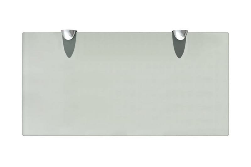 Flytende hylle glass 40x20 cm 8 mm - Frostet - Oppbevaring - Hyller - Vegghylle