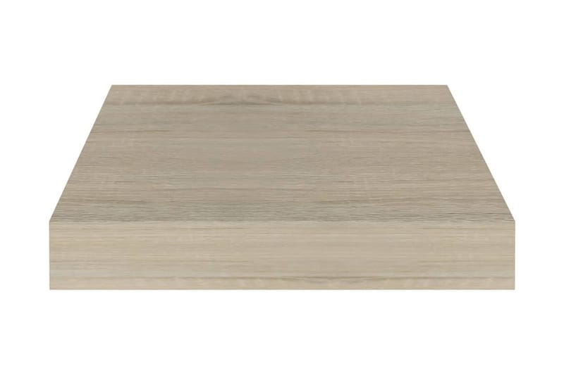 Flytende vegghylle eik 23x23,5x3,8 cm MDF - Oppbevaring - Hyller - Vegghylle