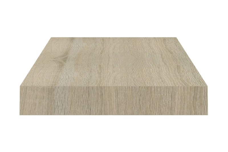 Flytende vegghylle eik 40x23x3,8 cm MDF - Oppbevaring - Hyller - Vegghylle