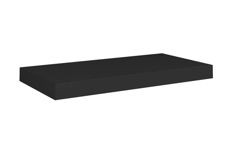 Flytende vegghylle svart 50x23x3,8 cm MDF - Oppbevaring - Hyller - Vegghylle