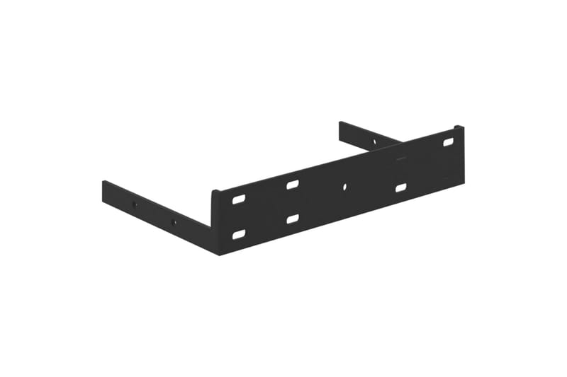 Flytende vegghyller 2 stk eik og hvit 23x23,5x3,8 cm MDF - Hvit - Oppbevaring - Hyller - Vegghylle