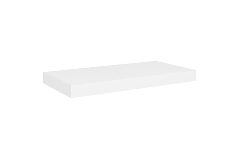 Flytende vegghyller 2 stk hvit 50x23x3,8 cm MDF - Oppbevaring - Hyller - Vegghylle