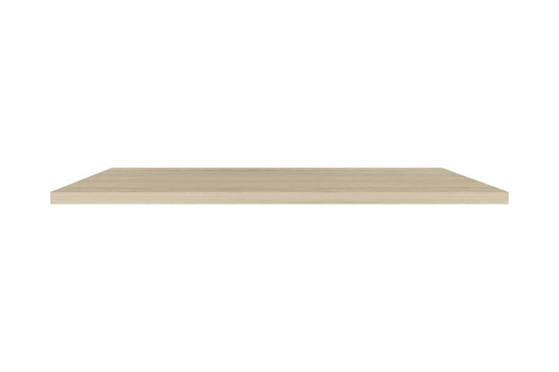 Flytende vegghyller 4 stk eik 120x23,5x3,8 cm MDF - Brun - Oppbevaring - Hyller - Vegghylle