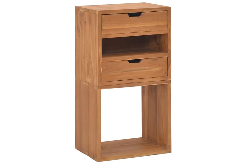 Oppbevaringsskap 40x30x76 cm heltre teak - Brun - Oppbevaring - Hyller - Vegghylle