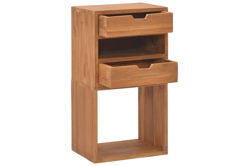 Oppbevaringsskap 40x30x76 cm heltre teak - Brun - Oppbevaring - Hyller - Vegghylle