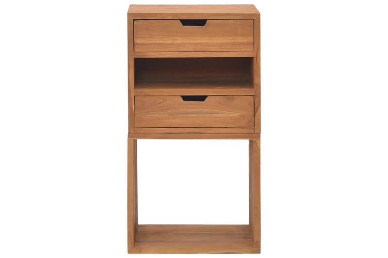 Oppbevaringsskap 40x30x76 cm heltre teak - Brun - Oppbevaring - Hyller - Vegghylle